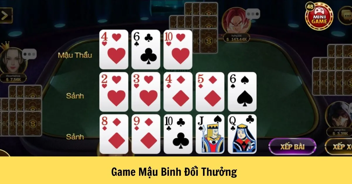 Game Mậu Binh Đổi Thưởng